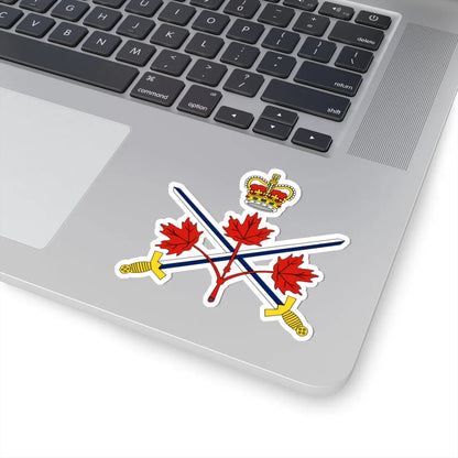 Lesser badge of the Canadian Army (Canada) (Coat of Arms) STICKER Vinyl Kiss-Cut Decal - The Sticker Space