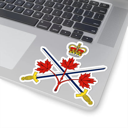Lesser badge of the Canadian Army (Canada) (Coat of Arms) STICKER Vinyl Kiss-Cut Decal - The Sticker Space