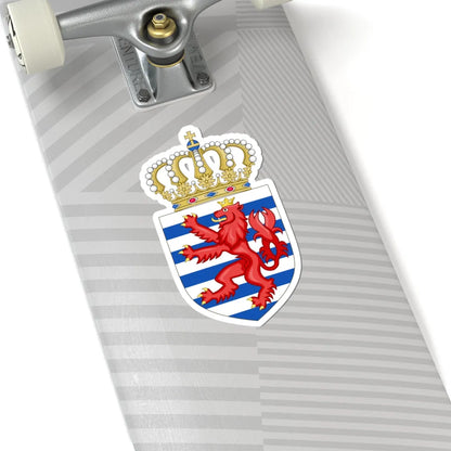 Lesser CoA luxembourg (Luxembourg) (Coat of Arms) STICKER Vinyl Kiss-Cut Decal - The Sticker Space