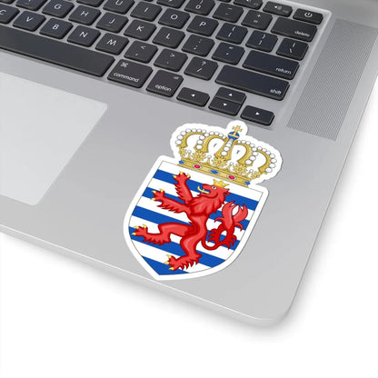 Lesser CoA luxembourg (Luxembourg) (Coat of Arms) STICKER Vinyl Kiss-Cut Decal - The Sticker Space