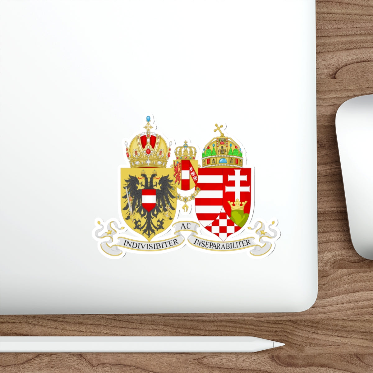 Lesser Coat of arms of Austria-Hungary STICKER Vinyl Die-Cut Decal-The Sticker Space