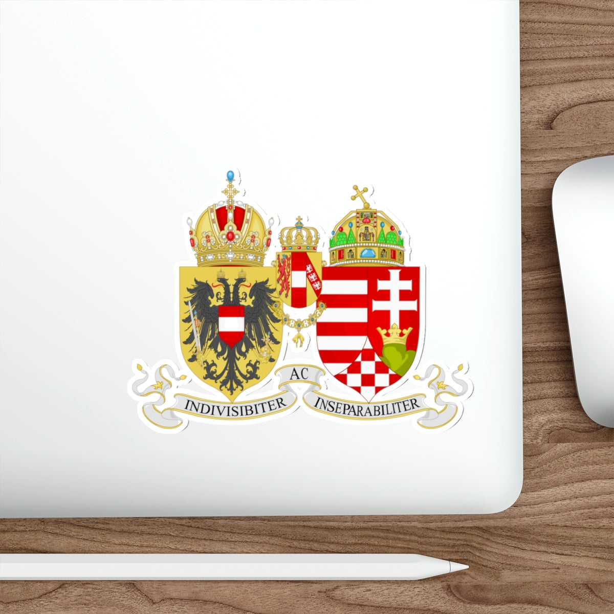 Lesser Coat of arms of Austria-Hungary STICKER Vinyl Die-Cut Decal-The Sticker Space