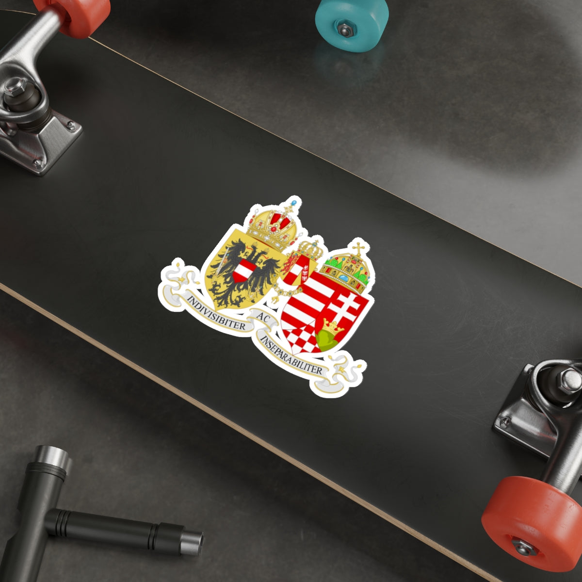 Lesser Coat of arms of Austria-Hungary STICKER Vinyl Die-Cut Decal-The Sticker Space