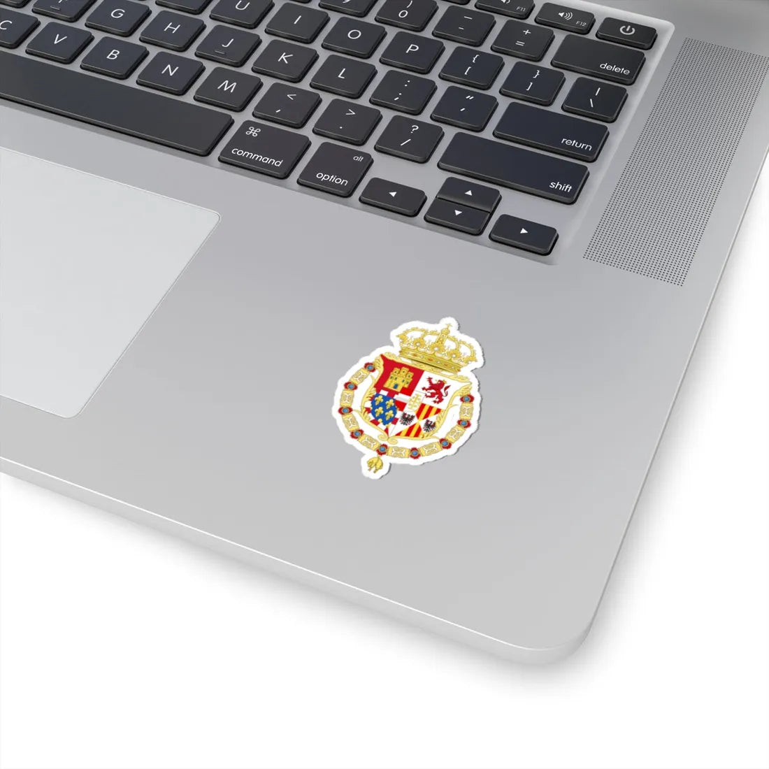 Lesser Coat of Arms of Charles V of Naples and III of Sicily (Austria) (Coat of Arms) STICKER Vinyl Kiss-Cut Decal - The Sticker Space
