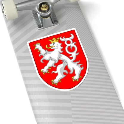 Lesser coat of arms of Czechia Sodacannic (Czech Republic) (Coat of Arms) STICKER Vinyl Kiss-Cut Decal - The Sticker Space