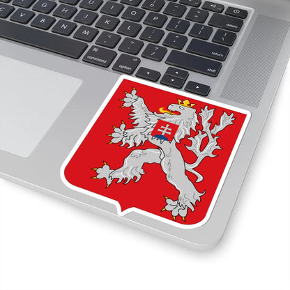 Lesser coat of arms of Czechoslovakia 1918-1938 and 1945-1961 (Slovakia) (Coat of Arms) STICKER Vinyl Kiss-Cut Decal - The Sticker Space