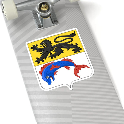 Lesser Coat of Arms of Dunkerque 17th century (France) (Coat of Arms) STICKER Vinyl Kiss-Cut Decal - The Sticker Space