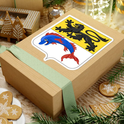 Lesser Coat of Arms of Dunkerque 17th century (France) (Coat of Arms) STICKER Vinyl Kiss-Cut Decal - The Sticker Space
