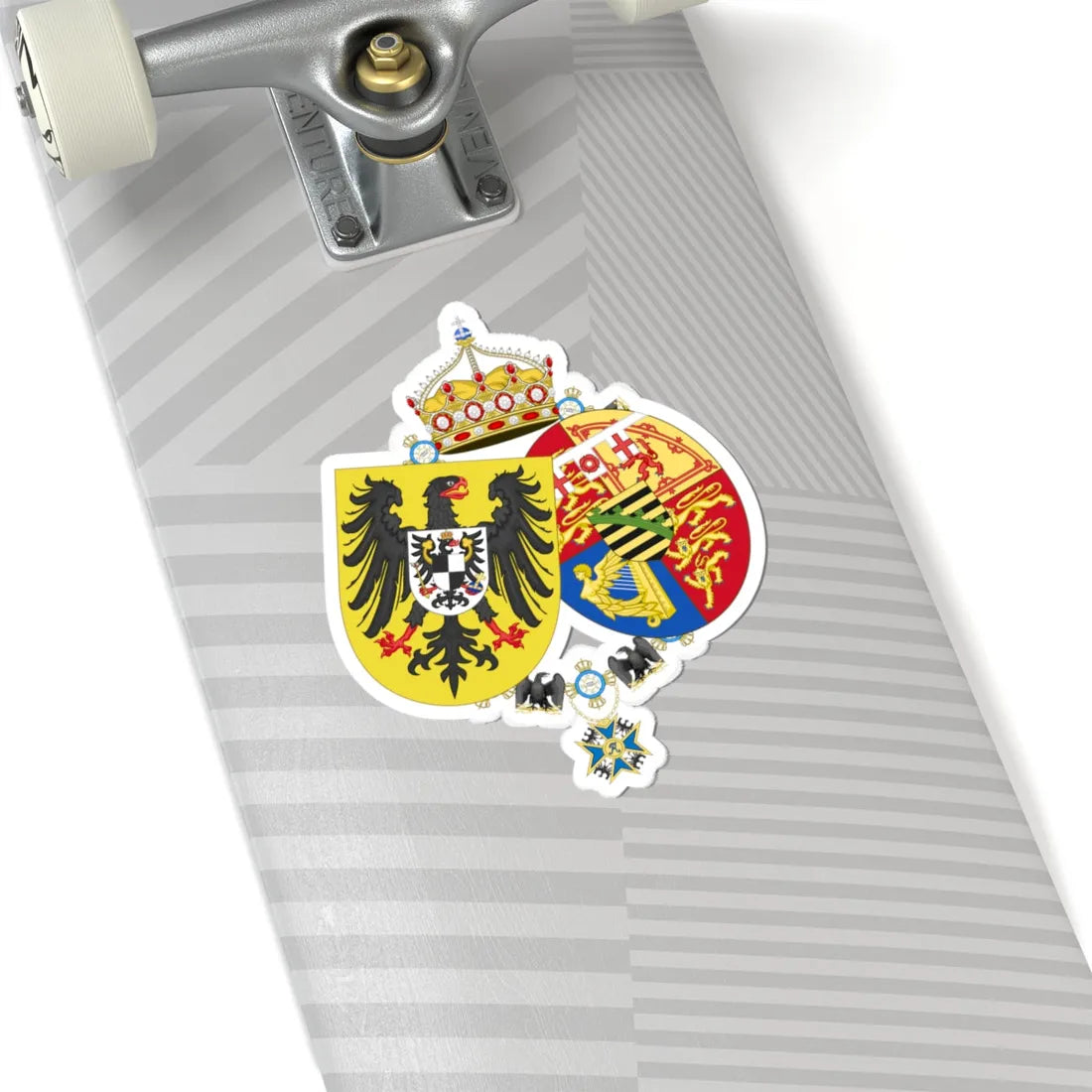 Lesser Coat of Arms of Empress Victoria (Germany) (Coat of Arms) STICKER Vinyl Kiss-Cut Decal - The Sticker Space