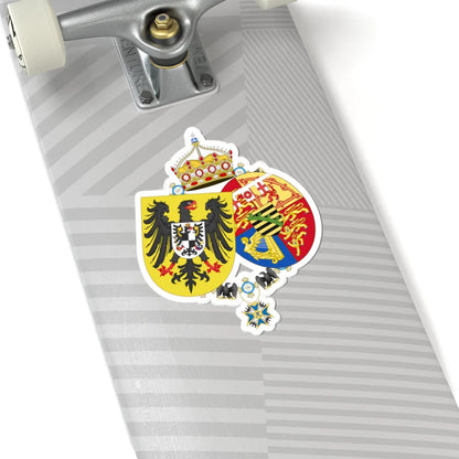 Lesser Coat of Arms of Empress Victoria (Germany) (Coat of Arms) STICKER Vinyl Kiss-Cut Decal - The Sticker Space