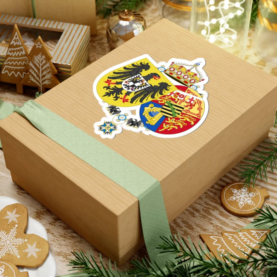 Lesser Coat of Arms of Empress Victoria (Germany) (Coat of Arms) STICKER Vinyl Kiss-Cut Decal - The Sticker Space