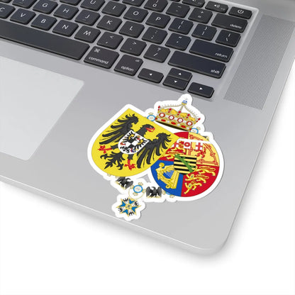 Lesser Coat of Arms of Empress Victoria (Germany) (Coat of Arms) STICKER Vinyl Kiss-Cut Decal - The Sticker Space