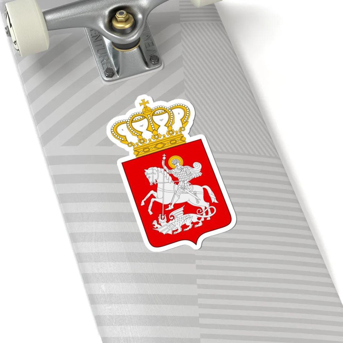 Lesser coat of arms of Georgia (Georgia) (Coat of Arms) STICKER Vinyl Kiss-Cut Decal - The Sticker Space