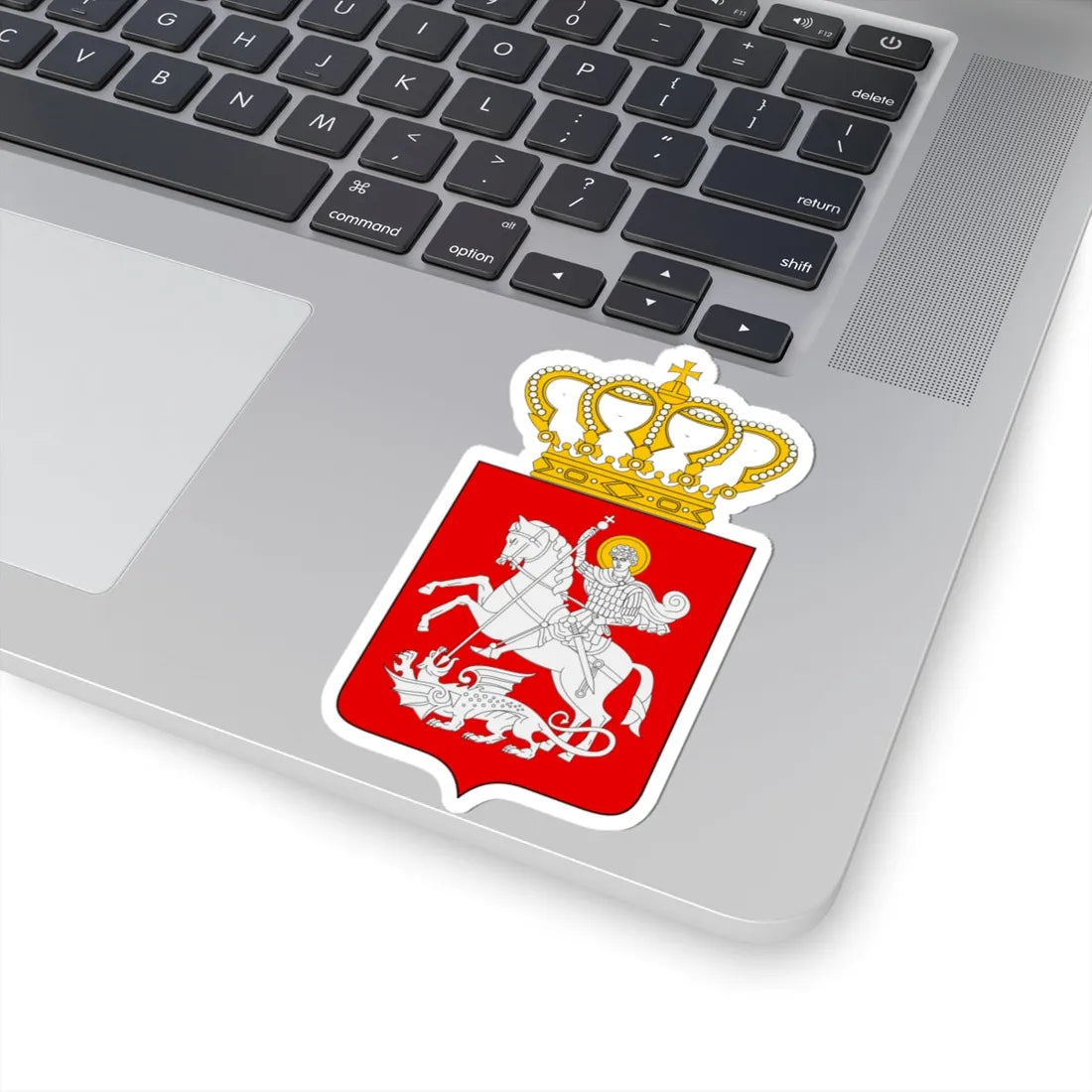 Lesser coat of arms of Georgia (Georgia) (Coat of Arms) STICKER Vinyl Kiss-Cut Decal - The Sticker Space