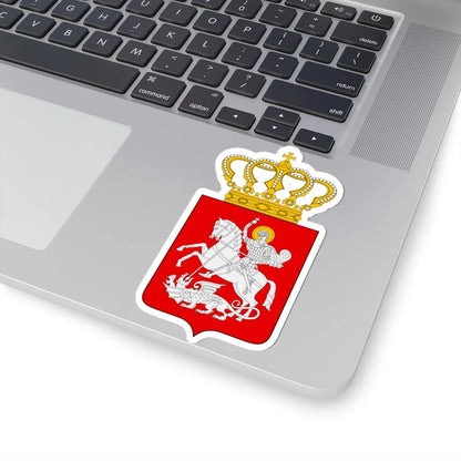 Lesser coat of arms of Georgia (Georgia) (Coat of Arms) STICKER Vinyl Kiss-Cut Decal - The Sticker Space