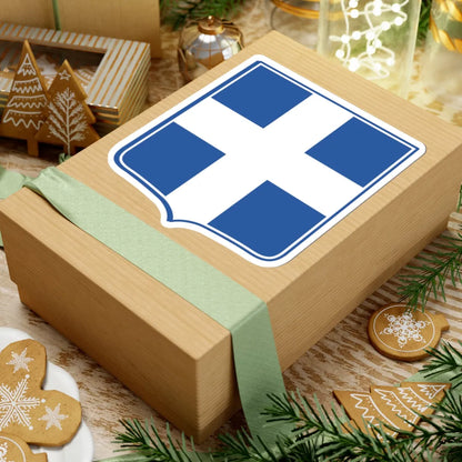 Lesser coat of arms of Greece (Greece) (Coat of Arms) STICKER Vinyl Kiss-Cut Decal - The Sticker Space