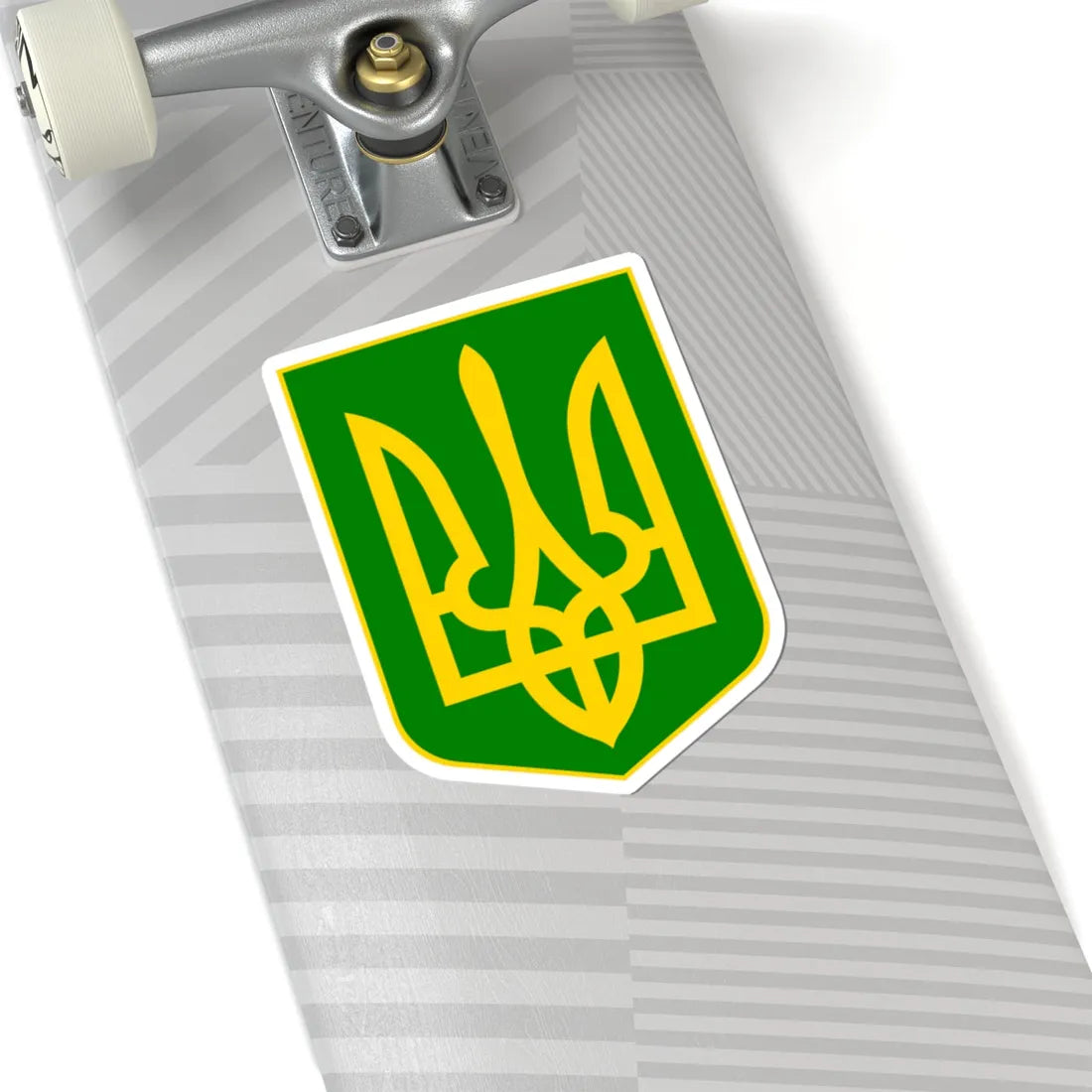 Lesser Coat of Arms of Green Ukraine (Ukraine) (Coat of Arms) STICKER Vinyl Kiss-Cut Decal - The Sticker Space