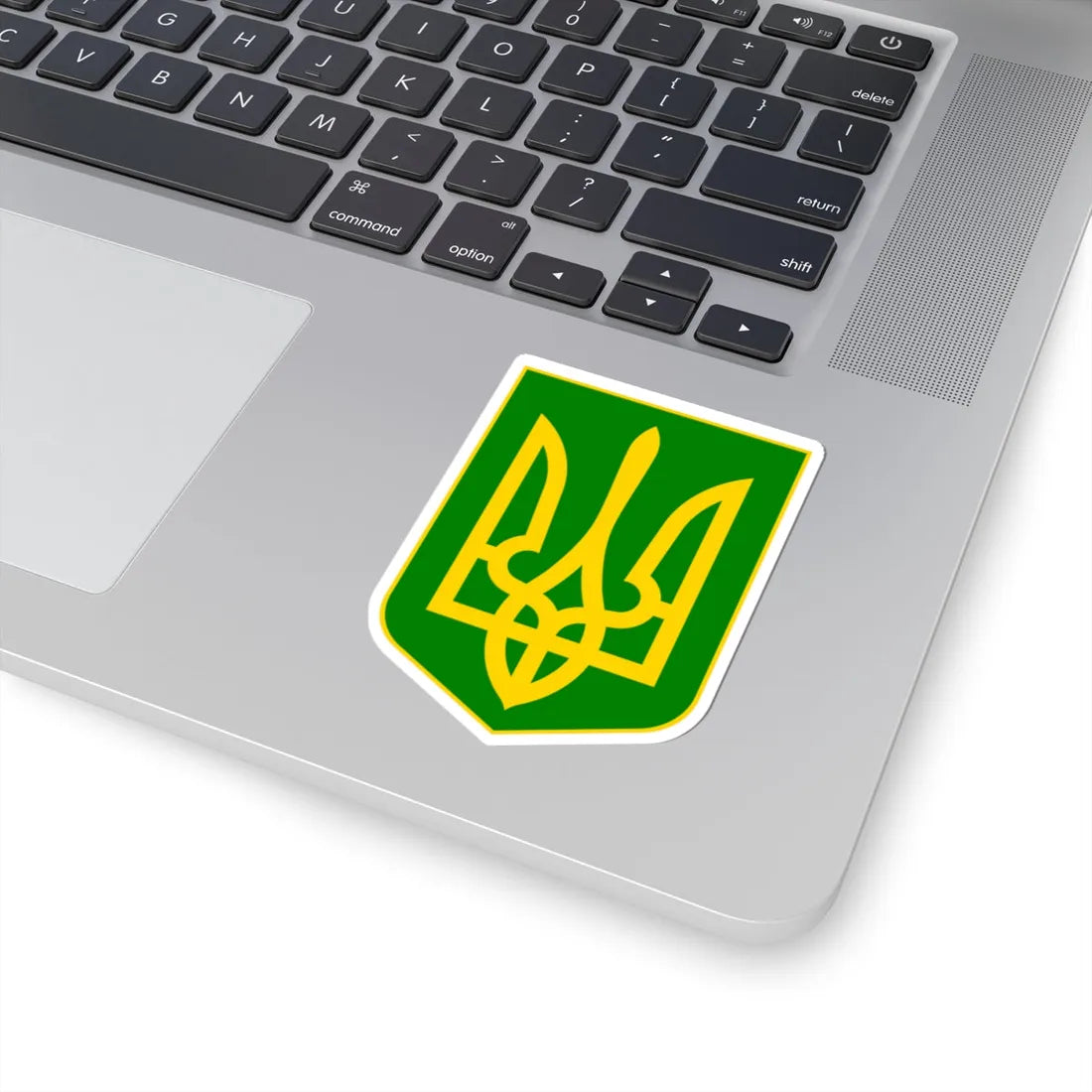 Lesser Coat of Arms of Green Ukraine (Ukraine) (Coat of Arms) STICKER Vinyl Kiss-Cut Decal - The Sticker Space