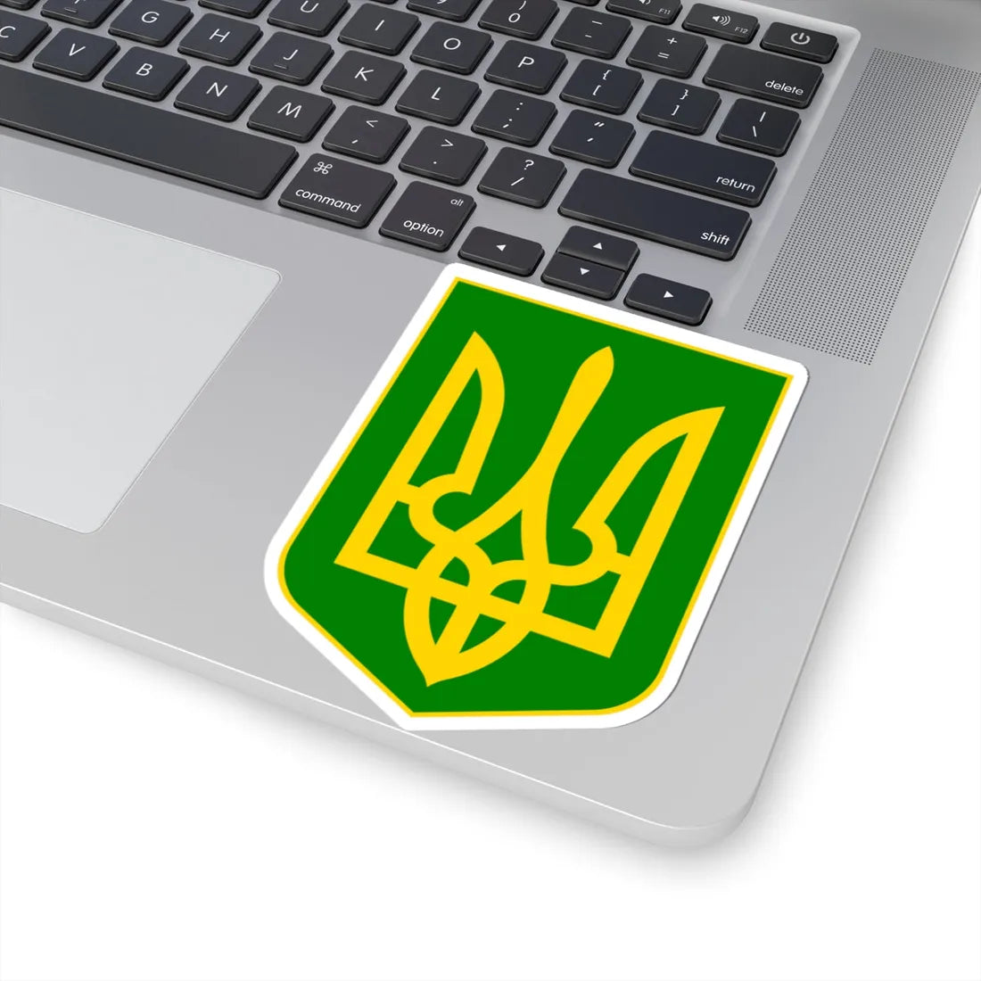 Lesser Coat of Arms of Green Ukraine (Ukraine) (Coat of Arms) STICKER Vinyl Kiss-Cut Decal - The Sticker Space