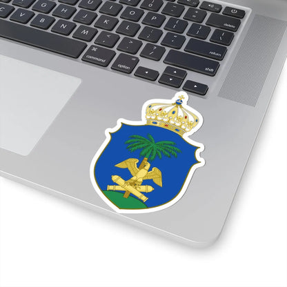Lesser Coat of Arms of Haiti 1849-1859 (Haiti) (Coat of Arms) STICKER Vinyl Kiss-Cut Decal - The Sticker Space