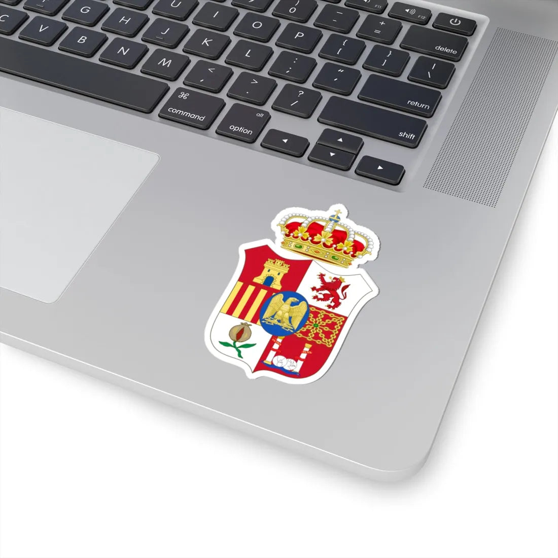 Lesser Coat of Arms of Joseph Bonaparte as King of Spain (Spain) (Coat of Arms) STICKER Vinyl Kiss-Cut Decal - The Sticker Space