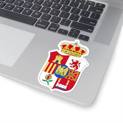 Lesser Coat of Arms of Joseph Bonaparte as King of Spain (Spain) (Coat of Arms) STICKER Vinyl Kiss-Cut Decal - The Sticker Space