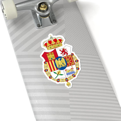 Lesser Coat of Arms of Joseph Bonaparte as King of Spain type 2 (Spain) (Coat of Arms) STICKER Vinyl Kiss-Cut Decal - The Sticker Space