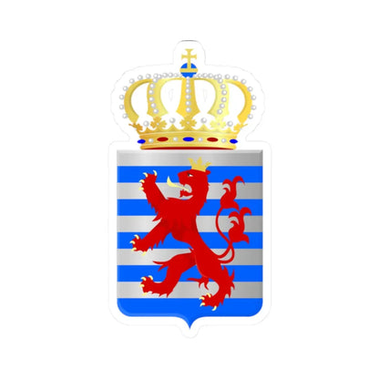 Lesser-Coat-of-Arms-of-Luxembourg (Luxembourg) (Coat of Arms) STICKER Vinyl Kiss-Cut Decal 2 Inch White - The Sticker Space