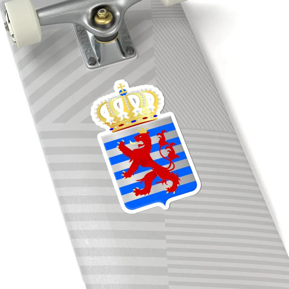 Lesser-Coat-of-Arms-of-Luxembourg (Luxembourg) (Coat of Arms) STICKER Vinyl Kiss-Cut Decal - The Sticker Space