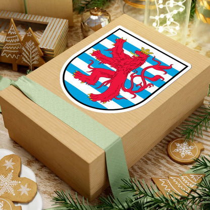 Lesser Coat of arms of Luxembourg (Luxembourg) (Coat of Arms) STICKER Vinyl Kiss-Cut Decal - The Sticker Space