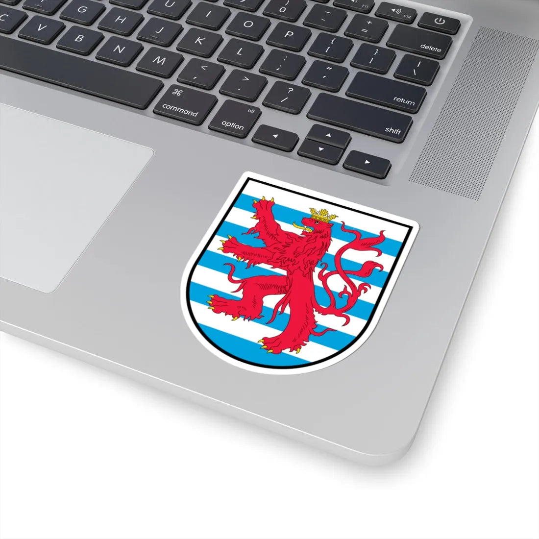 Lesser Coat of arms of Luxembourg (Luxembourg) (Coat of Arms) STICKER Vinyl Kiss-Cut Decal - The Sticker Space
