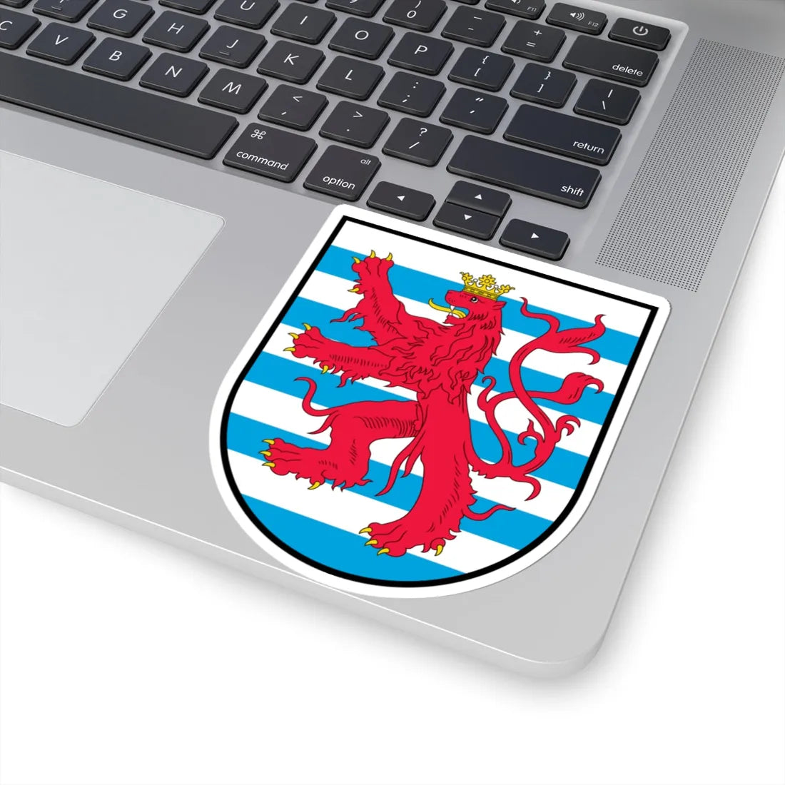 Lesser Coat of arms of Luxembourg (Luxembourg) (Coat of Arms) STICKER Vinyl Kiss-Cut Decal - The Sticker Space