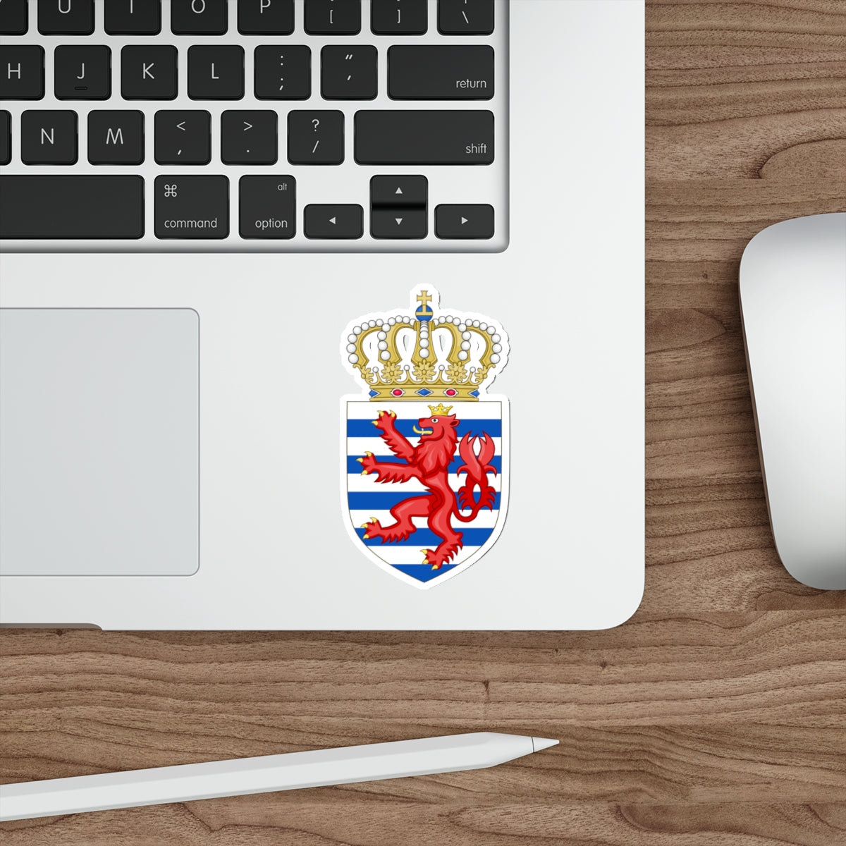 Lesser coat of arms of Luxembourg STICKER Vinyl Die-Cut Decal-The Sticker Space