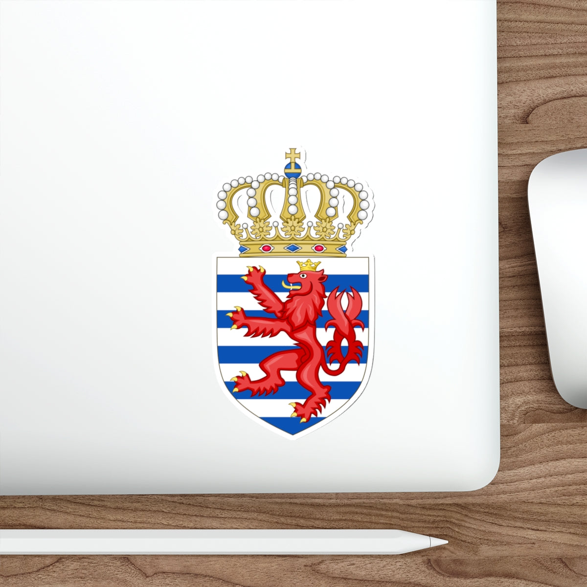 Lesser coat of arms of Luxembourg STICKER Vinyl Die-Cut Decal-The Sticker Space