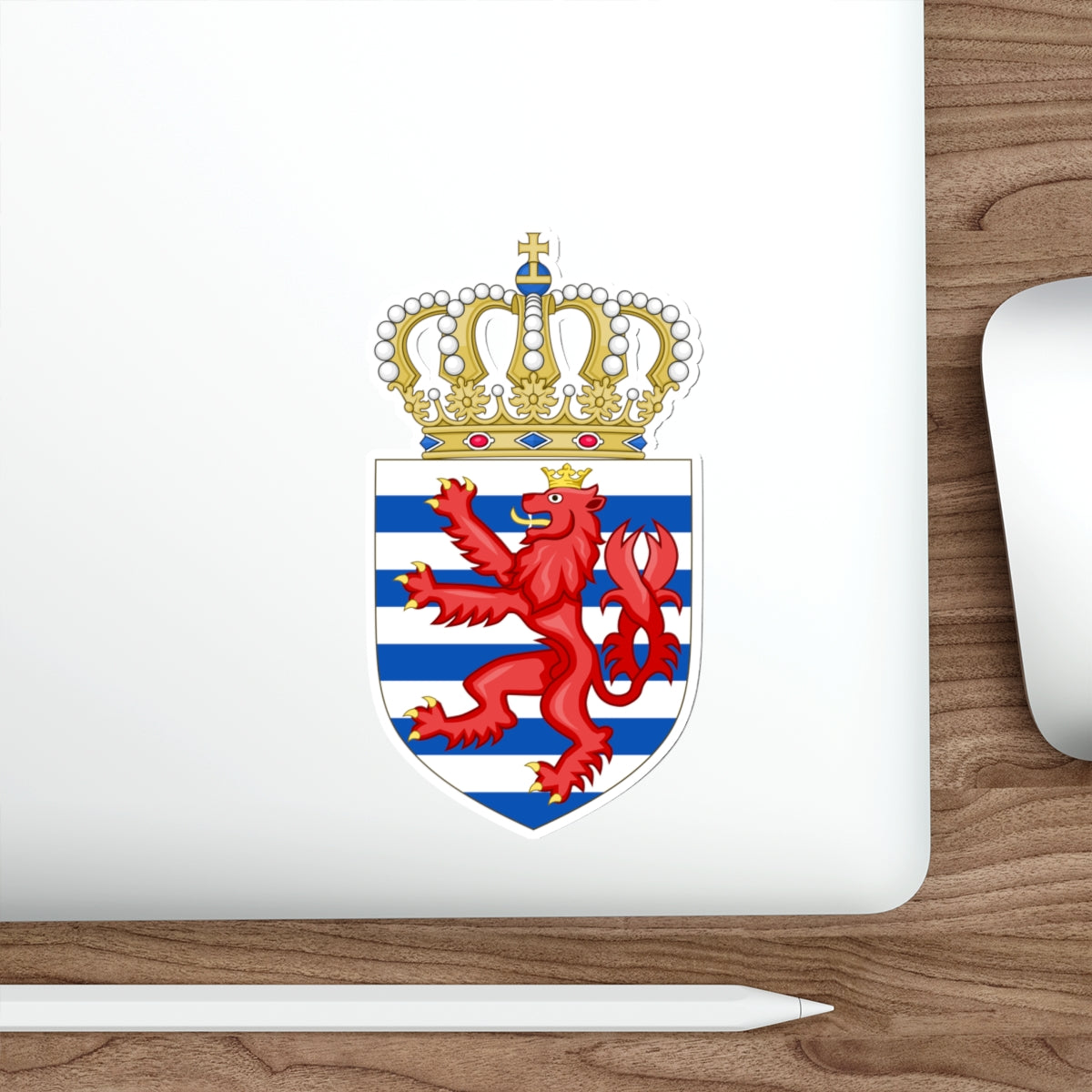 Lesser coat of arms of Luxembourg STICKER Vinyl Die-Cut Decal-The Sticker Space