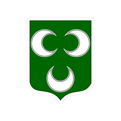 Lesser coat of arms of Ottoman Tripolitania (Algeria) (Coat of Arms) STICKER Vinyl Kiss-Cut Decal 3 Inch White - The Sticker Space