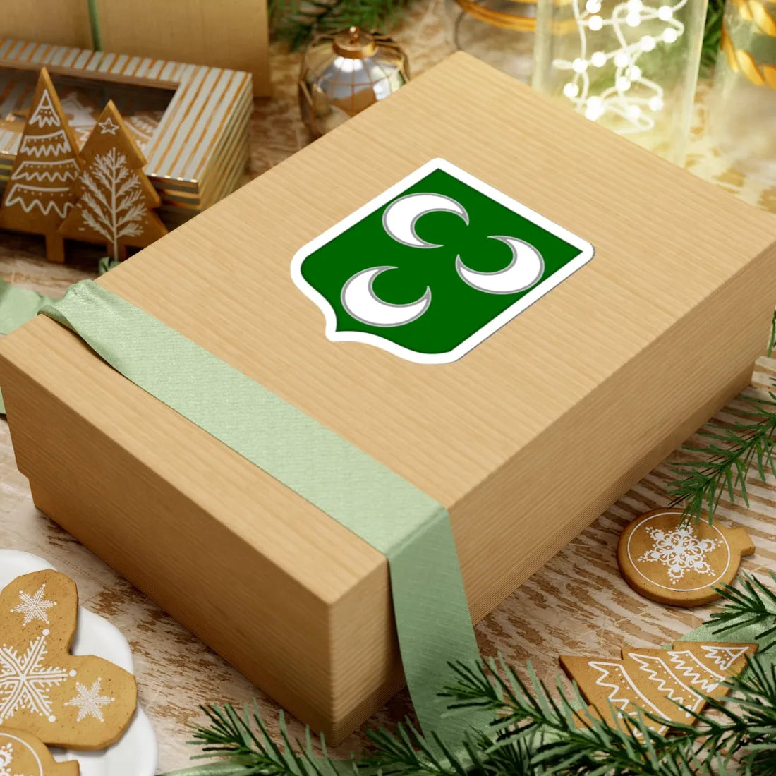 Lesser coat of arms of Ottoman Tripolitania (Algeria) (Coat of Arms) STICKER Vinyl Kiss-Cut Decal - The Sticker Space