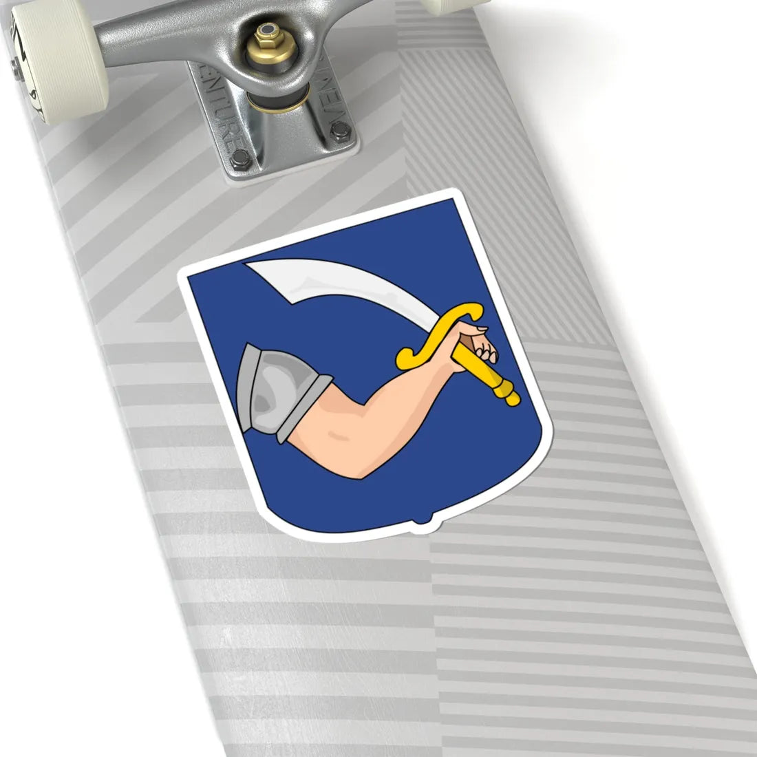 Lesser coat of arms of Regency of Algiers (Algeria) (Coat of Arms) STICKER Vinyl Kiss-Cut Decal - The Sticker Space