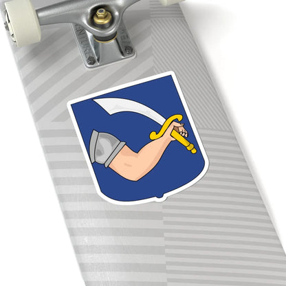 Lesser coat of arms of Regency of Algiers (Algeria) (Coat of Arms) STICKER Vinyl Kiss-Cut Decal - The Sticker Space