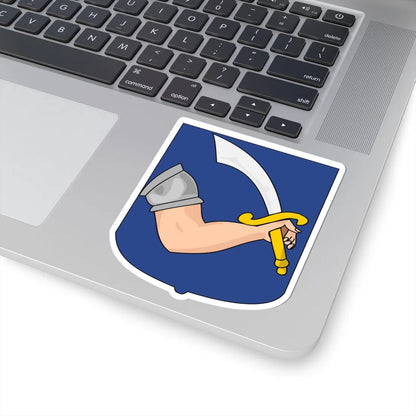 Lesser coat of arms of Regency of Algiers (Algeria) (Coat of Arms) STICKER Vinyl Kiss-Cut Decal - The Sticker Space