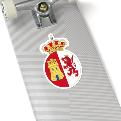 Lesser Coat of arms of Spain 1785-1873 and 1875-1931-Version of the Flag (Mexico) (Coat of Arms) STICKER Vinyl Kiss-Cut Decal - The Sticker Space