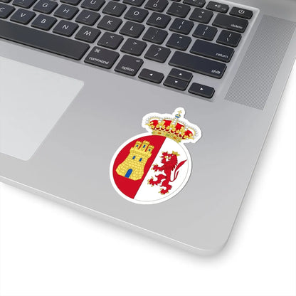 Lesser Coat of arms of Spain 1785-1873 and 1875-1931-Version of the Flag (Mexico) (Coat of Arms) STICKER Vinyl Kiss-Cut Decal - The Sticker Space