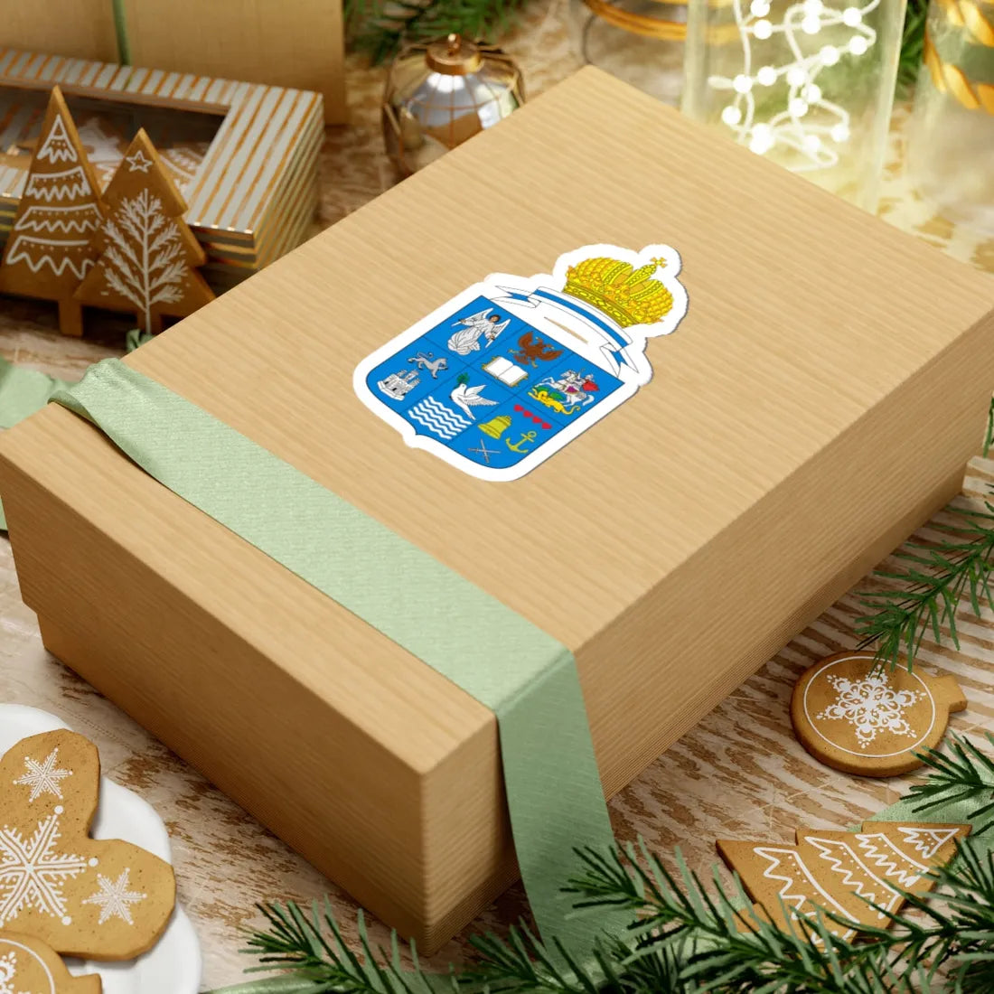 Lesser Coat of arms of the Free Russian Community (Russia) (Coat of Arms) STICKER Vinyl Kiss-Cut Decal - The Sticker Space