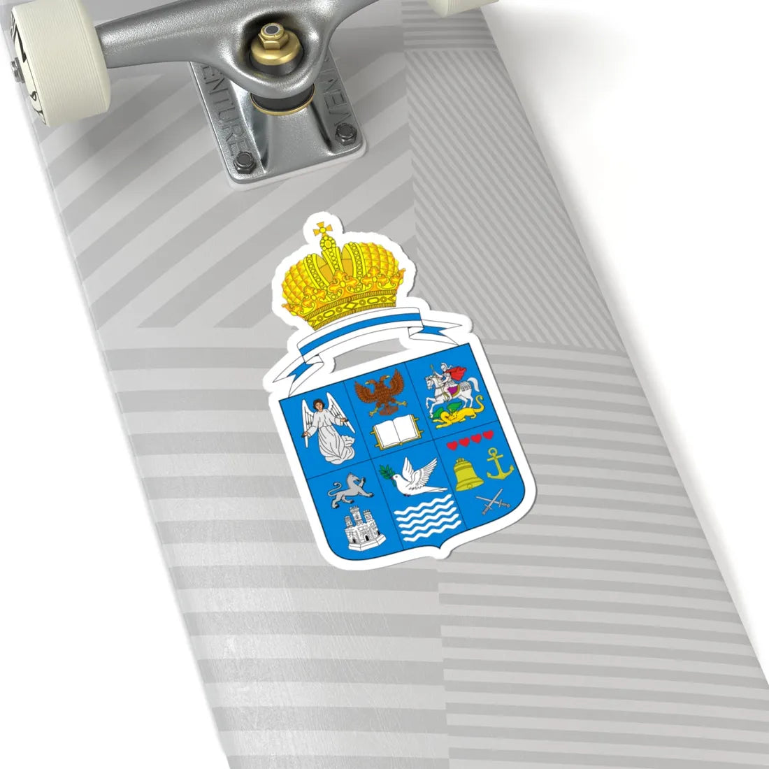 Lesser Coat of arms of the Free Russian Community (Russia) (Coat of Arms) STICKER Vinyl Kiss-Cut Decal - The Sticker Space