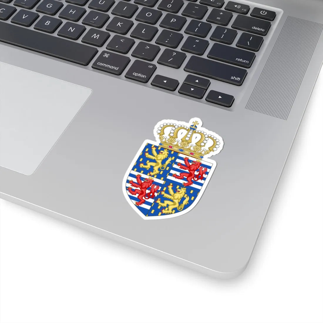 Lesser coat of arms of the Grand Duke of Luxembourg 1898-2000 (Luxembourg) (Coat of Arms) STICKER Vinyl Kiss-Cut Decal - The Sticker Space