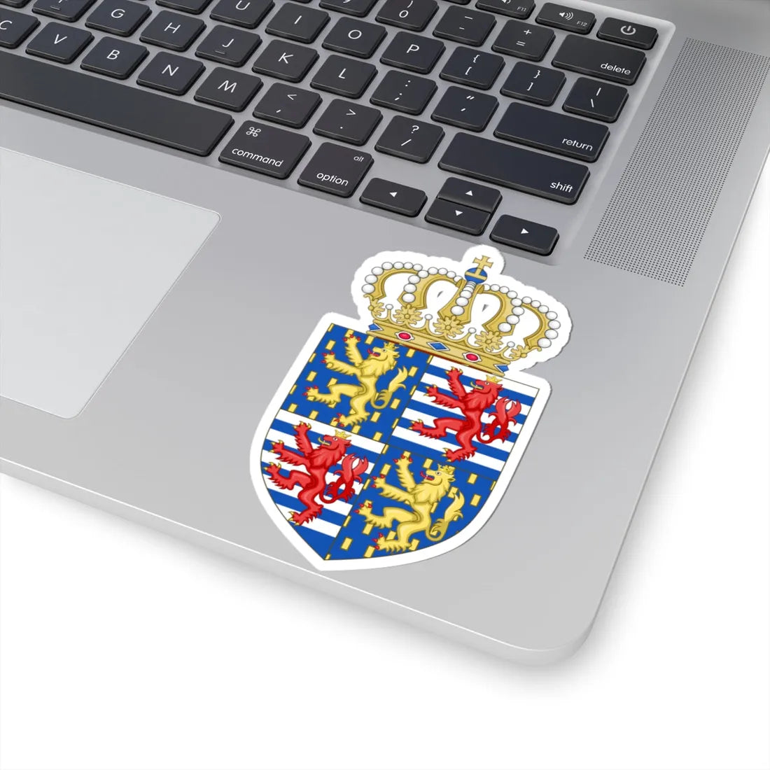 Lesser coat of arms of the Grand Duke of Luxembourg 1898-2000 (Luxembourg) (Coat of Arms) STICKER Vinyl Kiss-Cut Decal - The Sticker Space