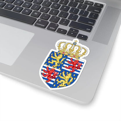 Lesser coat of arms of the Grand Duke of Luxembourg 1898-2000 (Luxembourg) (Coat of Arms) STICKER Vinyl Kiss-Cut Decal - The Sticker Space