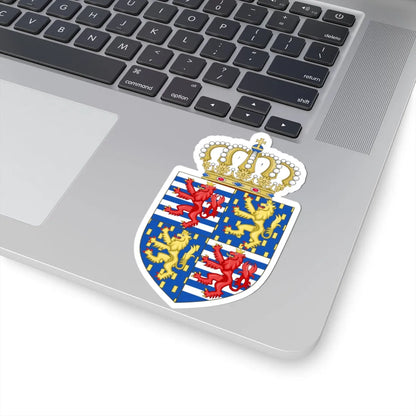 Lesser coat of arms of the Grand Duke of Luxembourg 2000 (Luxembourg) (Coat of Arms) STICKER Vinyl Kiss-Cut Decal - The Sticker Space