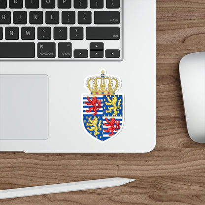 Lesser coat of arms of the Grand Duke of Luxembourg (2000) STICKER Vinyl Die-Cut Decal-The Sticker Space