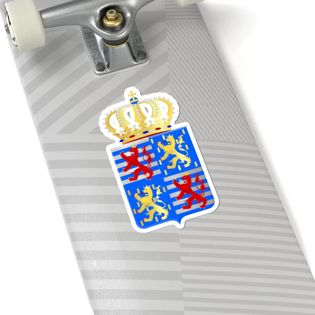 Lesser coat of arms of the grand-duke of Luxembourg since 2000 (Luxembourg) (Coat of Arms) STICKER Vinyl Kiss-Cut Decal - The Sticker Space